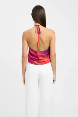 Kookai Bea Halter Top Multi Size 36/ AU 8 for rent on The Volte - image 2