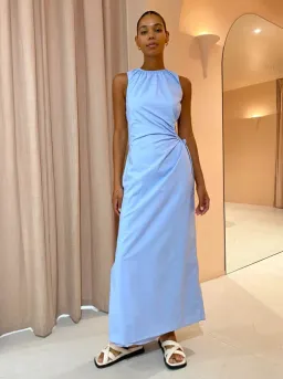 Sir the Label Ilkin Cut Out Dress in Ice Blue Size 1 / AU 8 for rent on The Volte - image 2