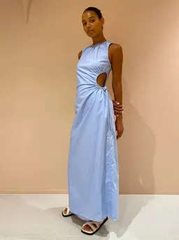 Sir the Label Ilkin Cut Out Dress in Ice Blue Size 1 / AU 8 for rent on The Volte - image 3