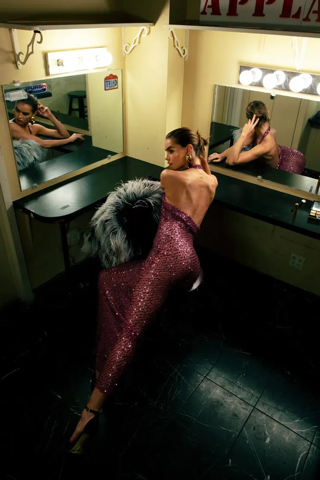 Rat & Boa Verona Dress Raspberry Size 8 for rent on The Volte - main image