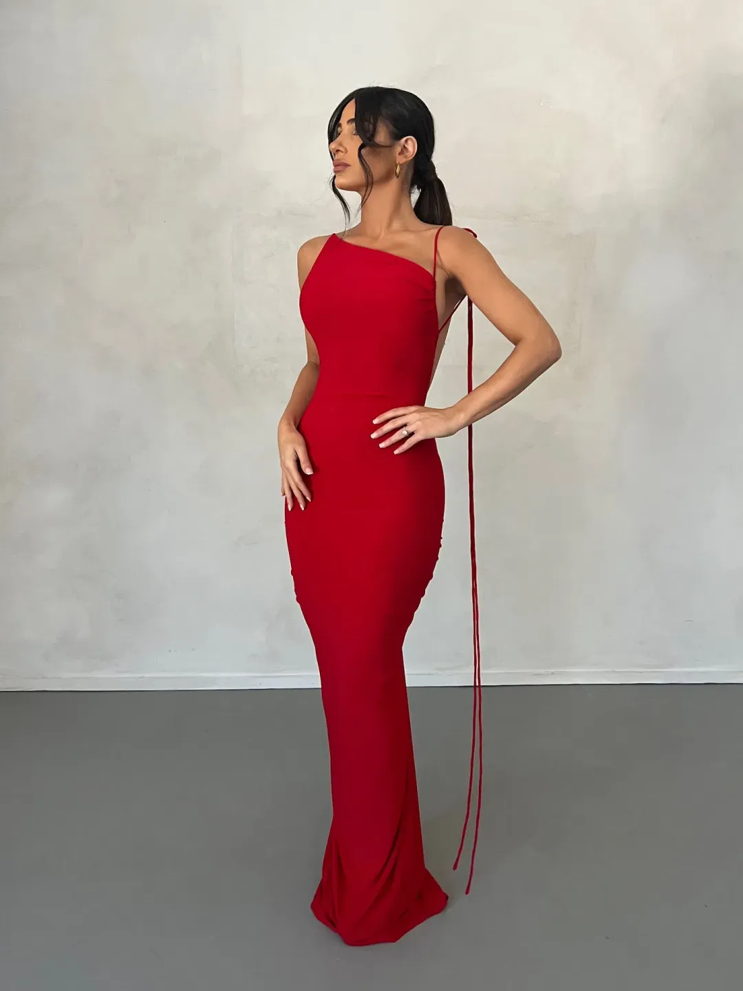 Melani the Label Gia Gown Red Size AU 6 for rent on The Volte - main image
