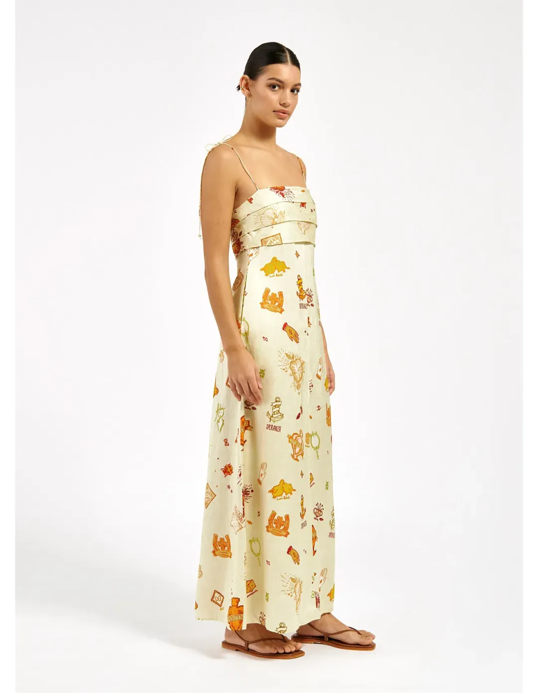 Roame Atlas Dress Fortuna Print Size 2 / AU 10 for rent on The Volte - main image