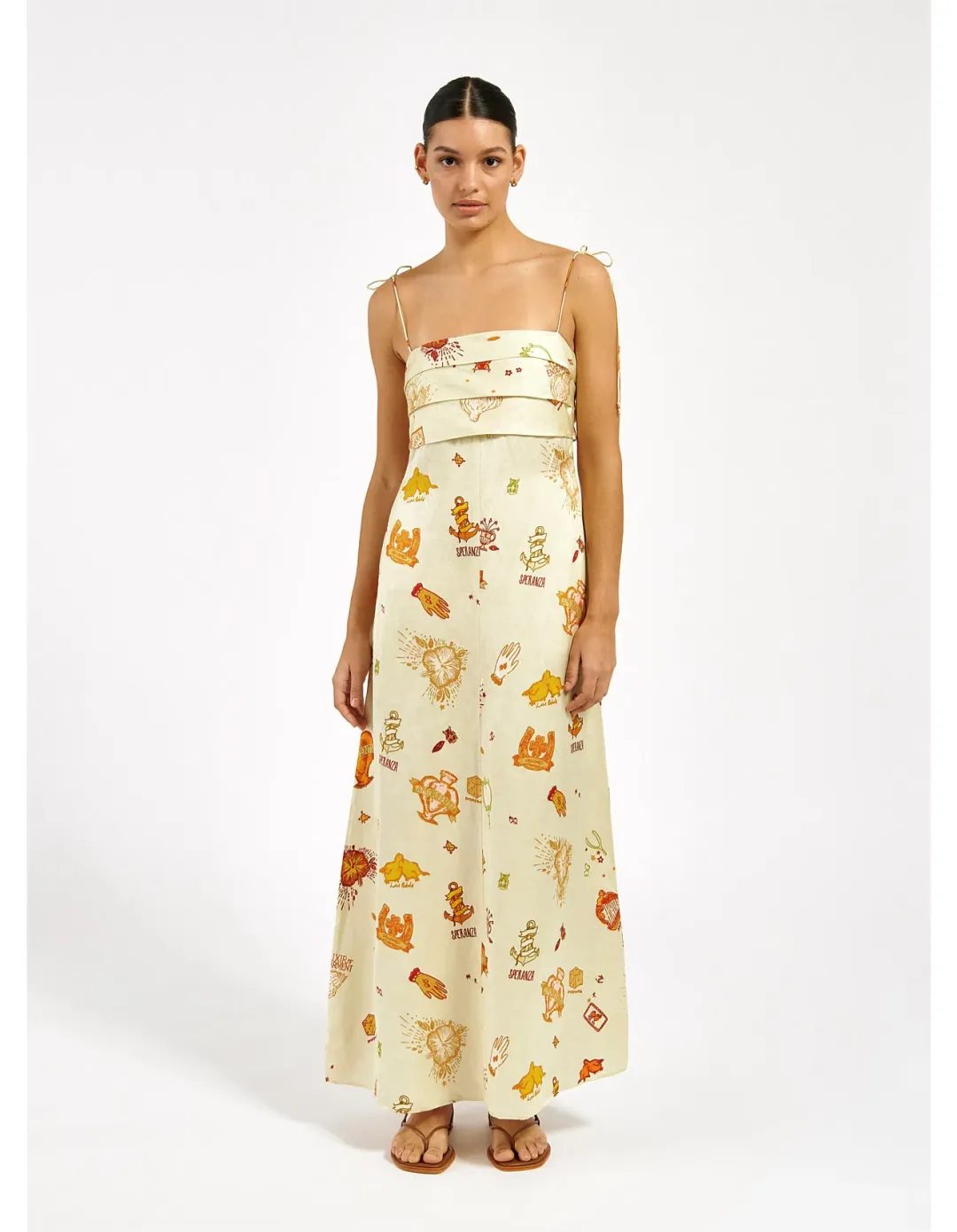 Roame Atlas Dress Fortuna Print Size 2 / AU 10 for rent on The Volte - main image