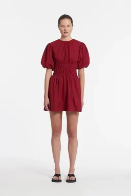 Sir the Label Dion Open Back Mini Dress in Plum Size 0 / AU 6 for rent on The Volte - image 1