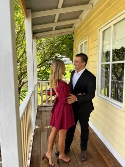 Sir the Label Dion Open Back Mini Dress in Plum Size 0 / AU 6 for rent on The Volte - image 5