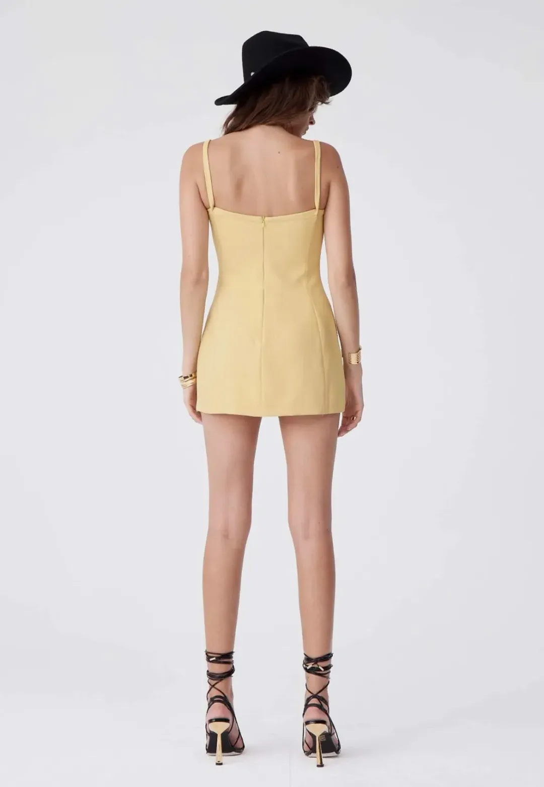 Atoir All Caught Up Mini Dress Yellow Size 8 for rent on The Volte - main image