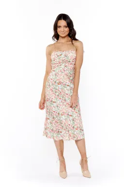 Bec & Bridge Camellia Delights Midi Dress Floral Size 8 for rent on The Volte - image 1