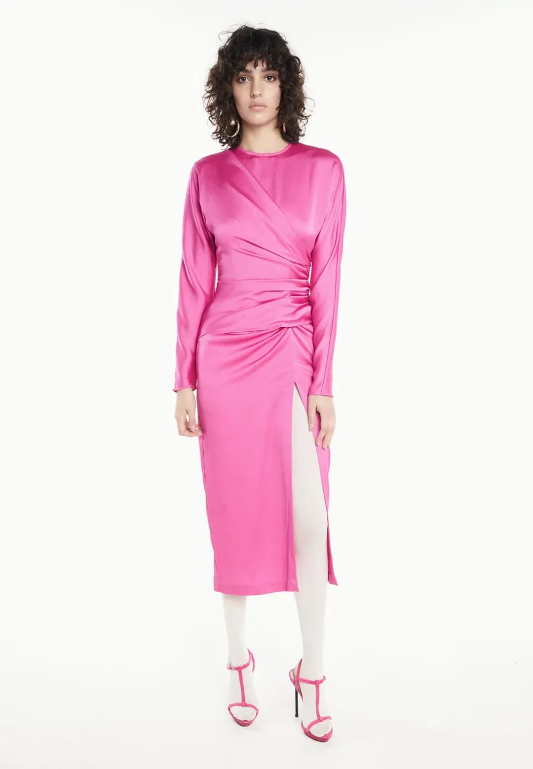 Nicola Finetti Arienne Dress in Pink Size 10 for rent on The Volte - main image