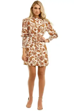 Nicholas Agadir Dress in Ivory Paisley Floral Print Size 14 for rent on The Volte - image 1