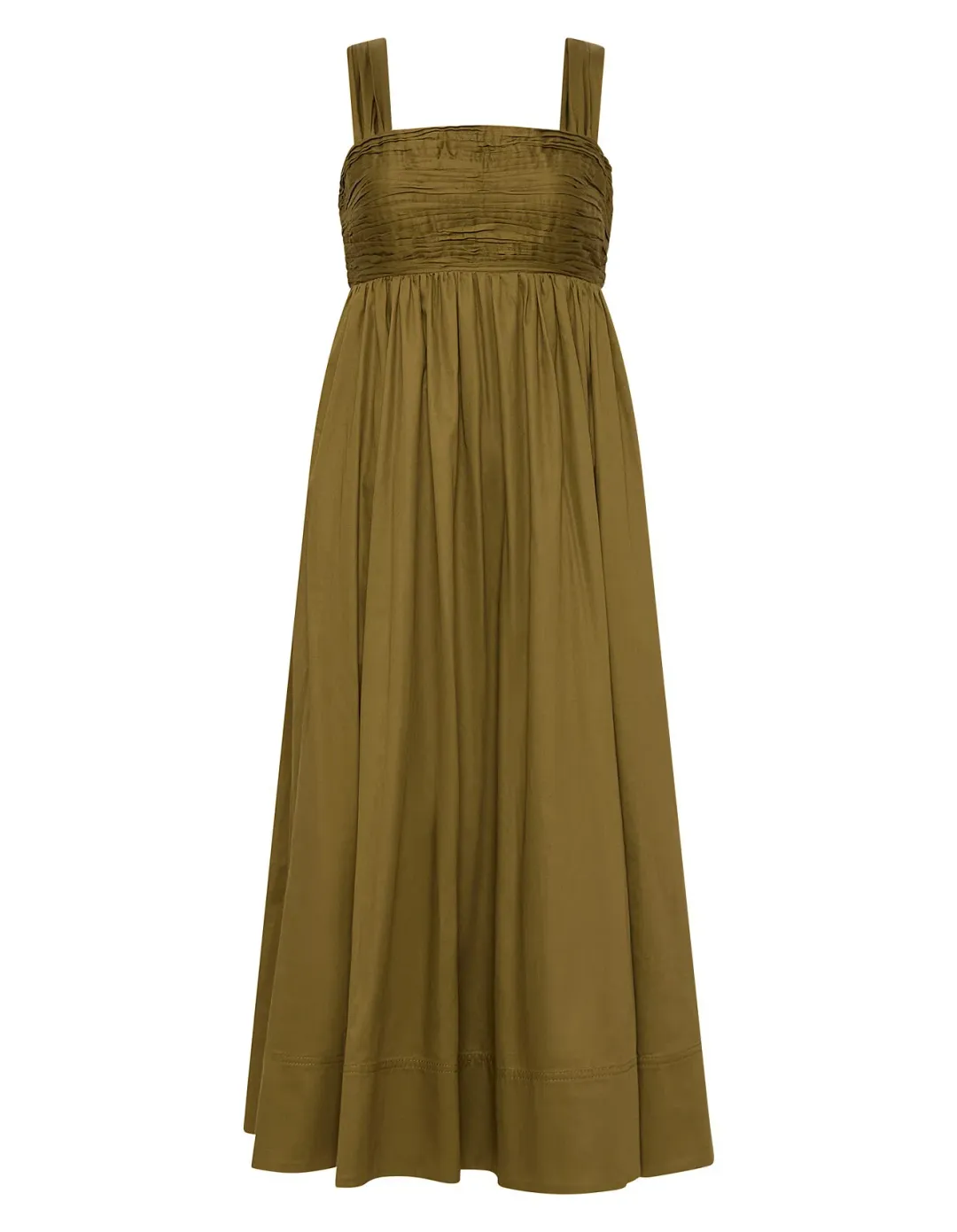 Aje Nova Tie Back Midi Dress Green Size 10 for rent on The Volte - main image