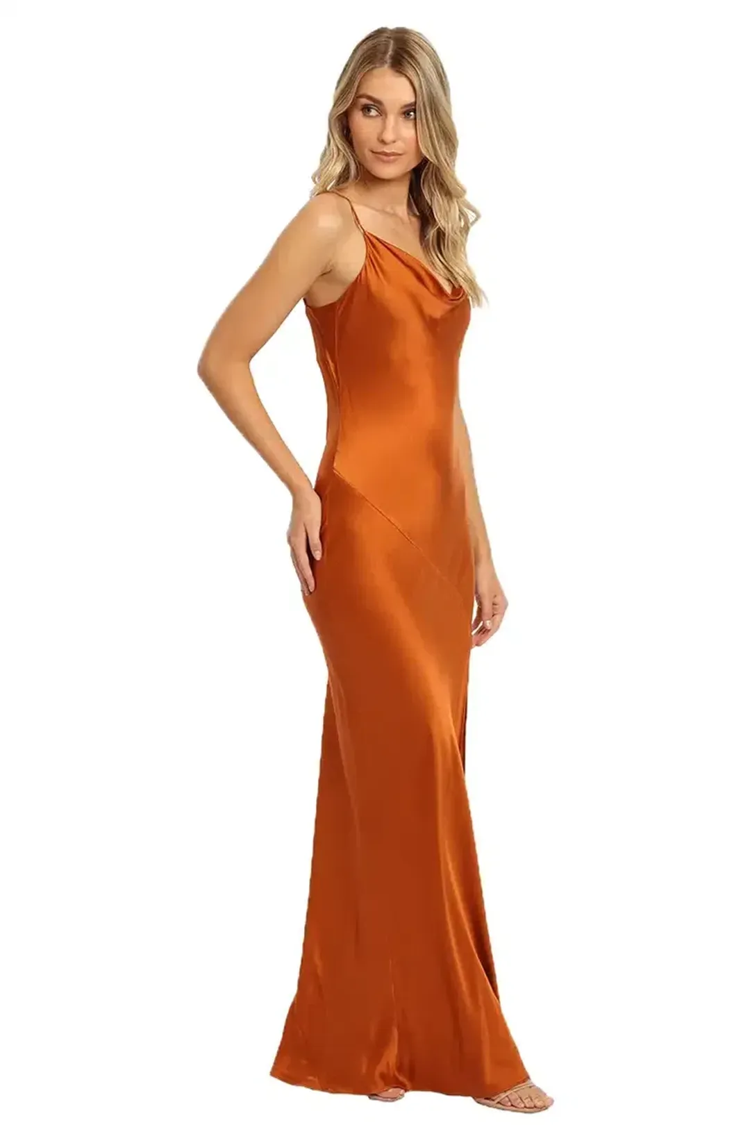 Nicholas Simone Dress in Copper Size 8 for rent on The Volte - main image