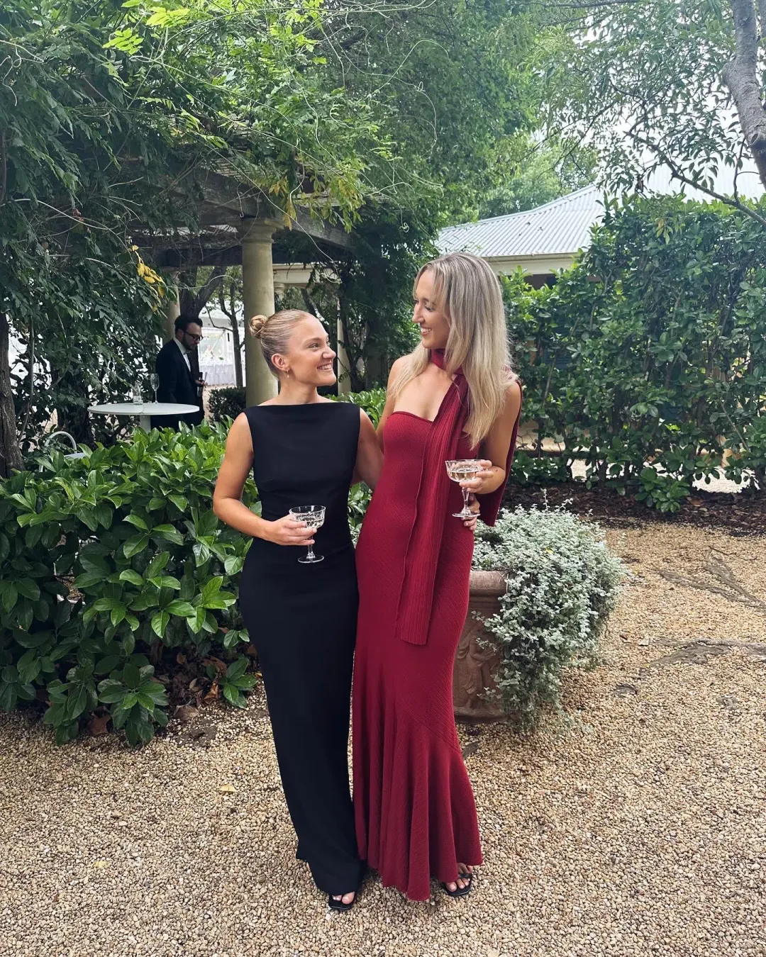 Effie Kats Verona Gown Black Size 6 for rent on The Volte - main image