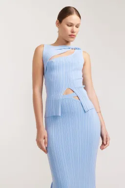 Henne Romee Knit Set Light Blue Size 8 for rent on The Volte - image 2