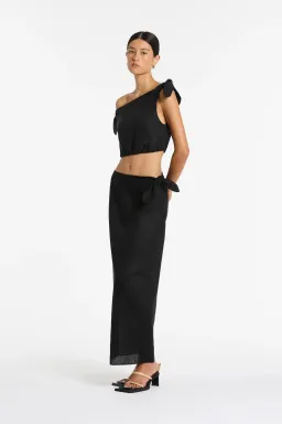 Sir the Label Bettina Top & Skirt Set Black Size 6  for rent on The Volte - image 1
