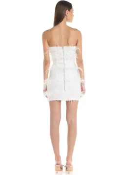 Eliya the Label Tiffany Dress White Size L/ AU 12 for rent on The Volte - image 2