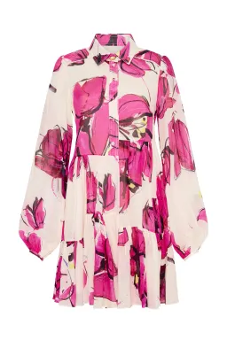 Aje Georgia Smock Mini Dress Floral Size 10 for rent on The Volte - image 3