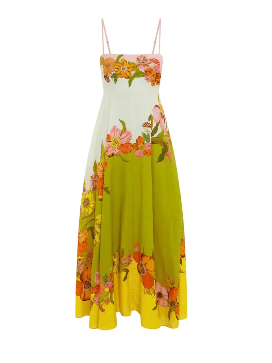 Alemais - Silas Sundress Floral - Size AU 14 for rent on The Volte - main image