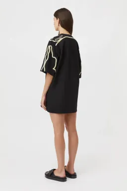 Camilla and Marc Lanza Tee Dress Black Size 8 for rent on The Volte - image 4