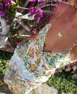 For Love and Lemons Rosalyn Maxi Dress Marigold Floral Size S / AU 8 for rent on The Volte - image 3