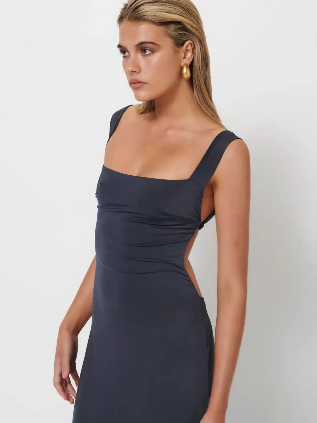 Effie Kats Helena Gown Thunder Size 8 for rent on The Volte - main image