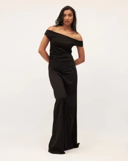 Dominique Healy Vera Maxi Dress Black Size 8 for rent on The Volte - image 1