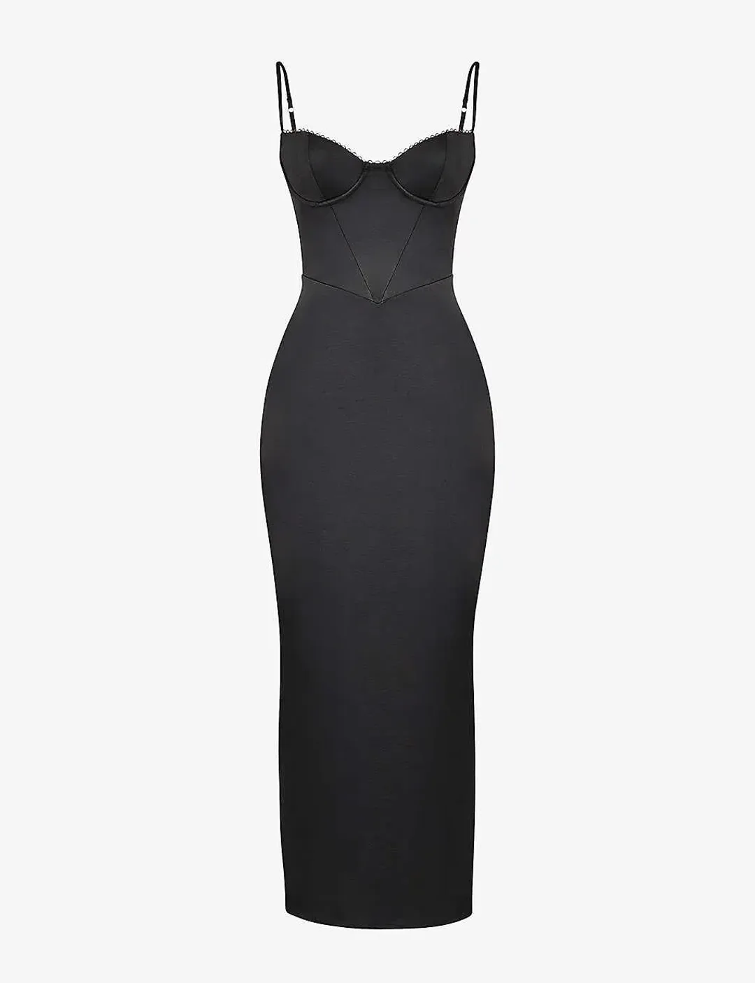 House Of CB Stefania Corset Maxi Dress Black Size XS / AU 6  for rent on The Volte - main image