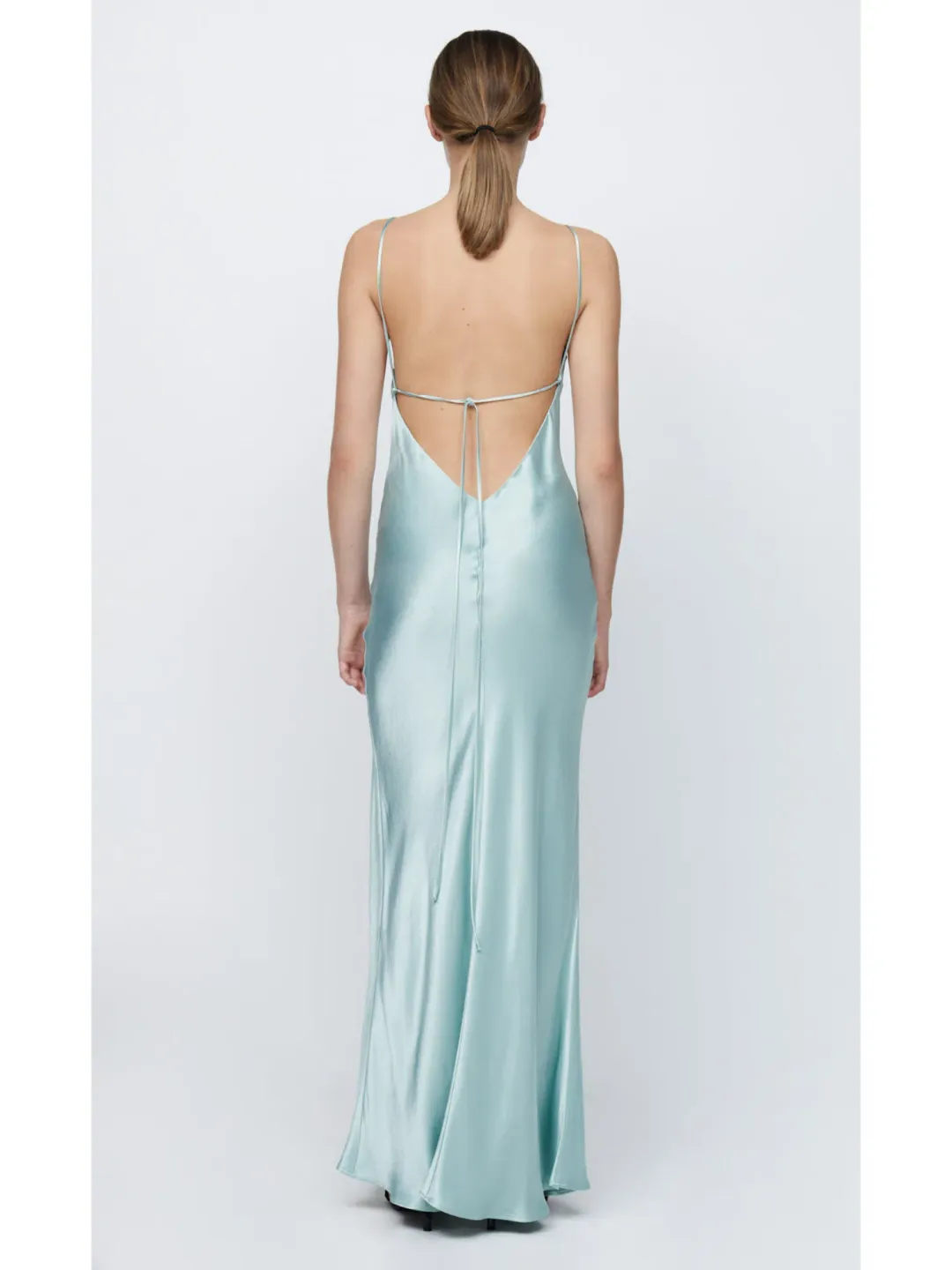 Bec & Bridge Ren Split Maxi Dress Seafoam Green Size AU 6 for rent on The Volte - main image