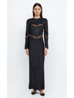 Bec & Bridge Spencer Lace Long Sleeve Maxi Dress Black Size AU 10  for rent on The Volte - image 1