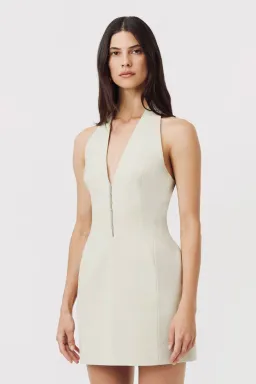 Camilla and Marc Petra Mini Dress in Pistachio Green Size AU 10 for rent on The Volte - image 2