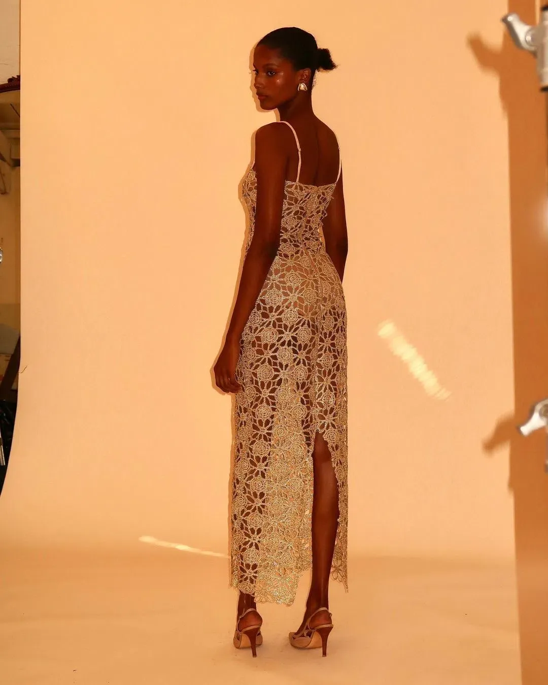 Arcina Ori Kendra Dress Gold Size S / AU 8 for rent on The Volte - main image