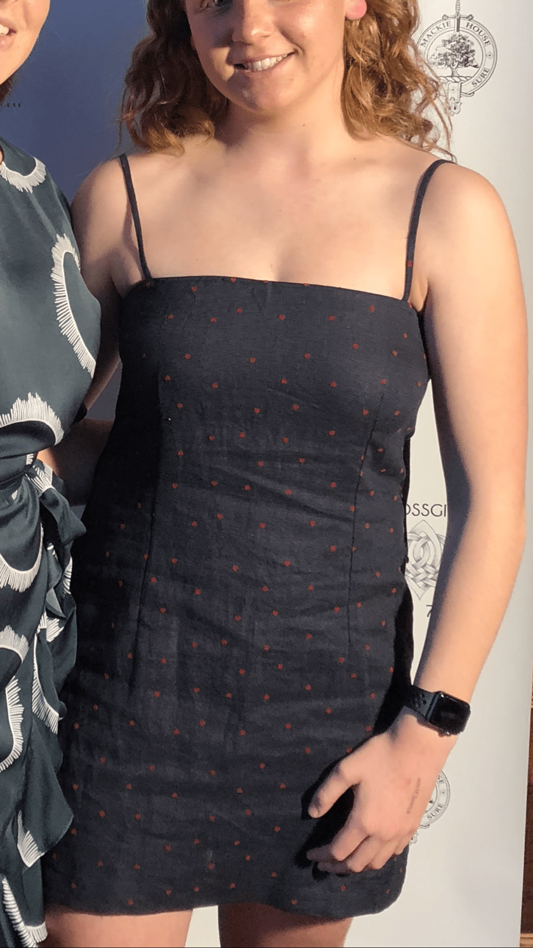 Bec & Bridge Mini Dress Navy Size 10 for rent on The Volte - main image