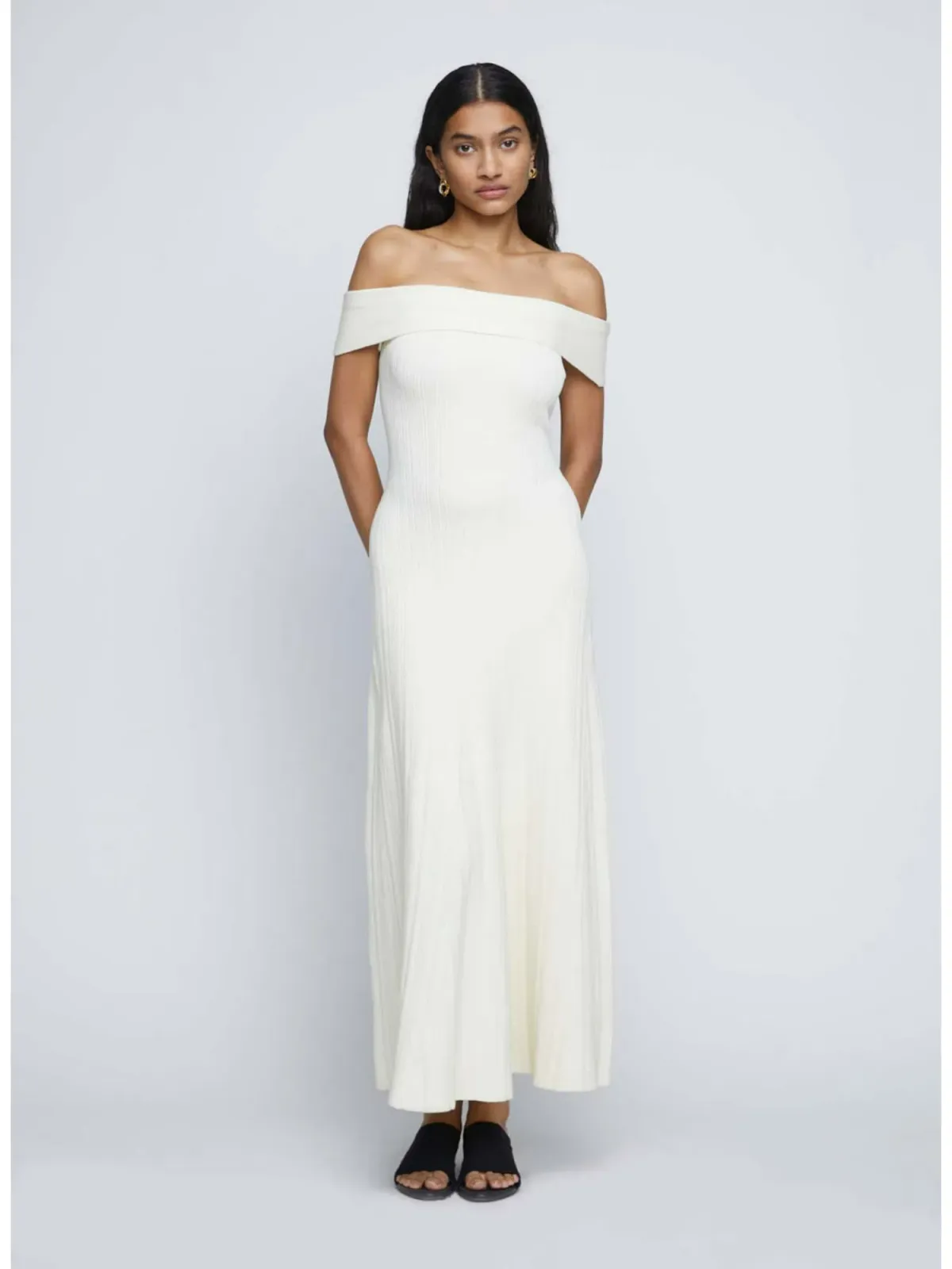 Anna Quan Neve Dress in Silence Size AU 8 for rent on The Volte - main image