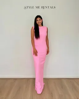 Effie Kats Verona Gown Dress Fairy Floss Size M for rent on The Volte - image 3