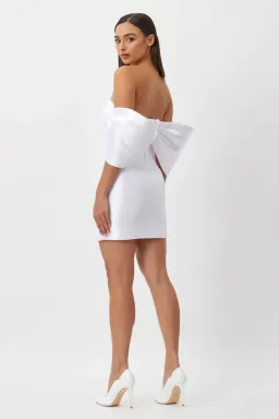 Bianca & Bridgett Eden Mini Dress White Size 16 for rent on The Volte - image 2