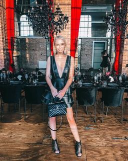 Aje Banksia Leather Dress Black Size 8 for rent on The Volte - image 4