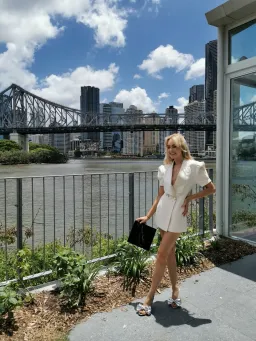 Nana Jacqueline Alia Mini Dress White Size XS / AU 6 for rent on The Volte - image 4