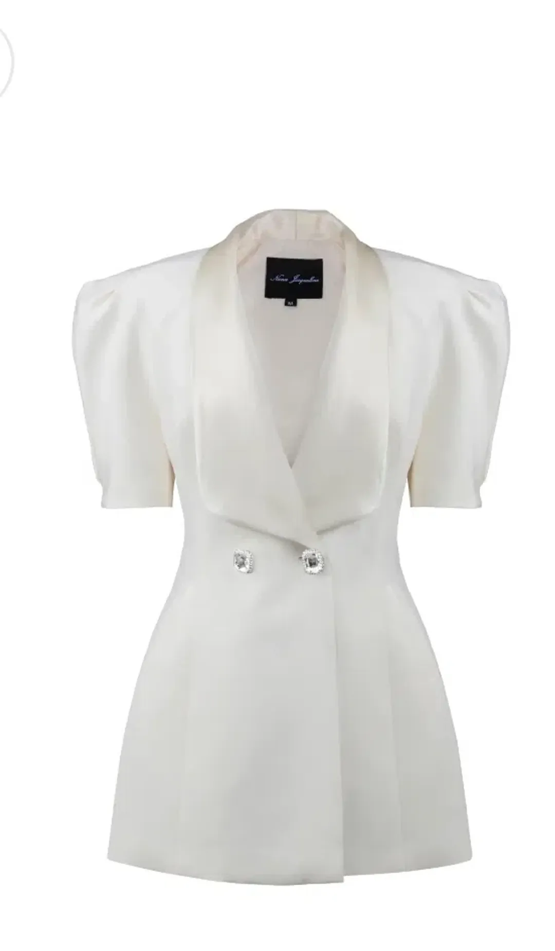 Nana Jacqueline Alia Mini Dress White Size XS / AU 6 for rent on The Volte - main image