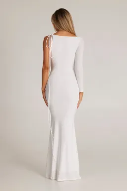 Melani The Label Emelia Reversible Gown White Size S/ AU 8 for rent on The Volte - image 2