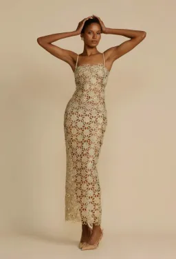 Arcina Ori Kendra Dress Gold Size S / AU 8 for rent on The Volte - image 3