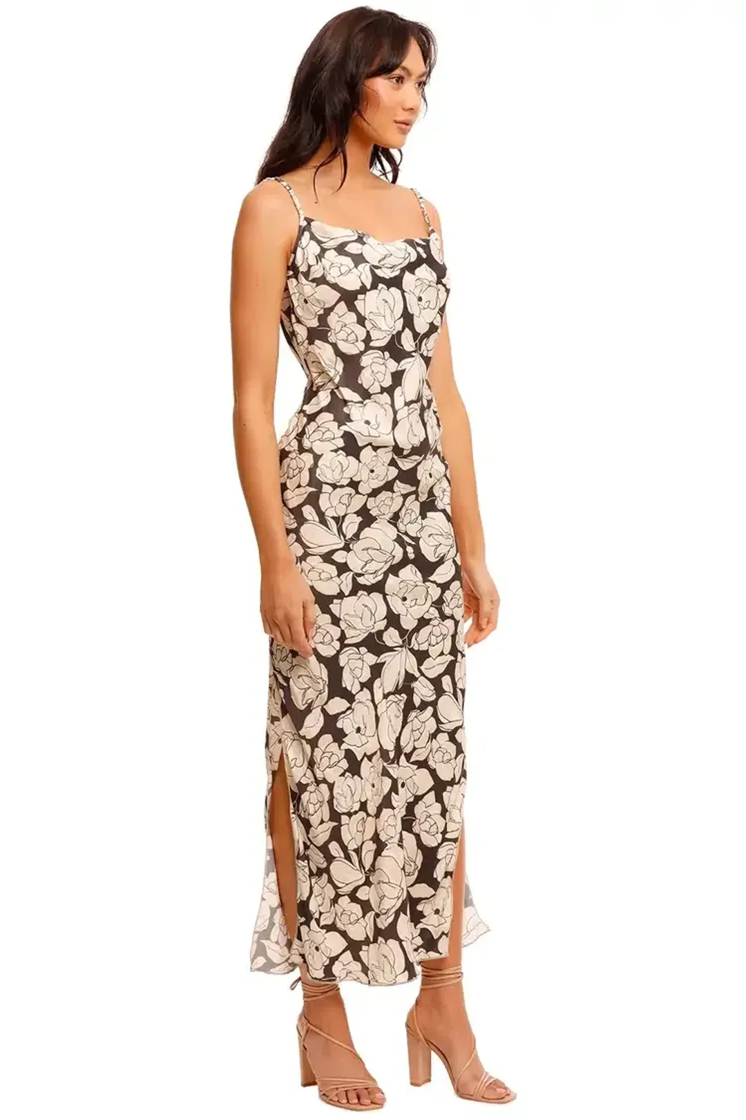 Nanushka Willow Slip Dress in Porcelain Rose Size 12 for rent on The Volte - main image