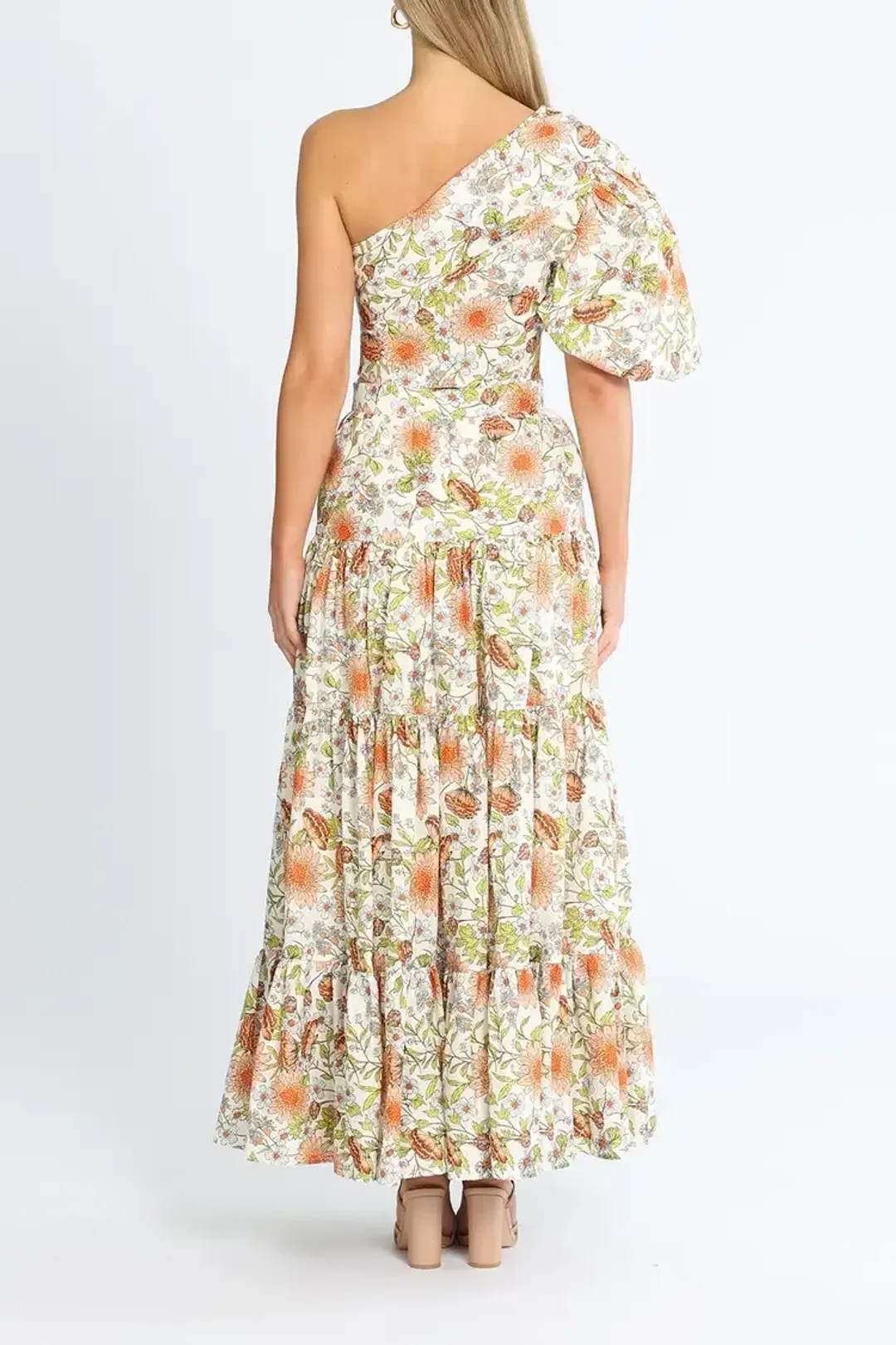 Torannce Frida Blouse & Day To Night Skirt Set Floral Size 12 for rent on The Volte - main image