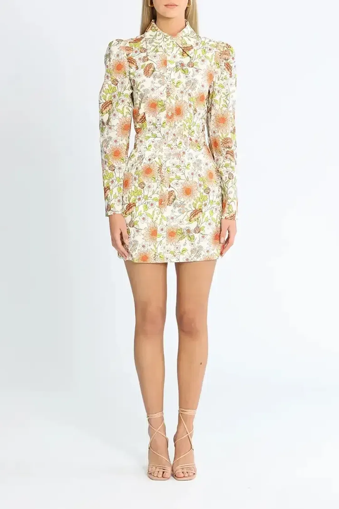 Torannce Edie Shirt Dress Floral Size 12 for rent on The Volte - main image