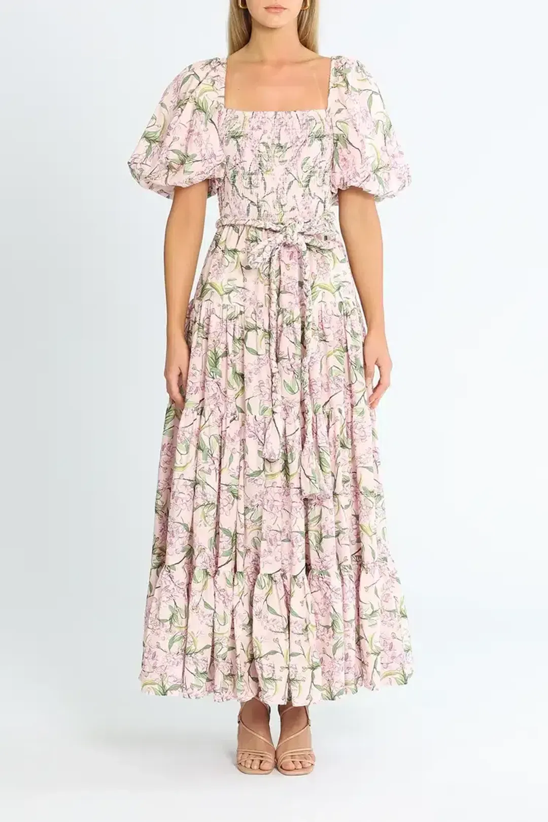 Torannce Alice Dress in Pink Floral Size 8 for rent on The Volte - main image