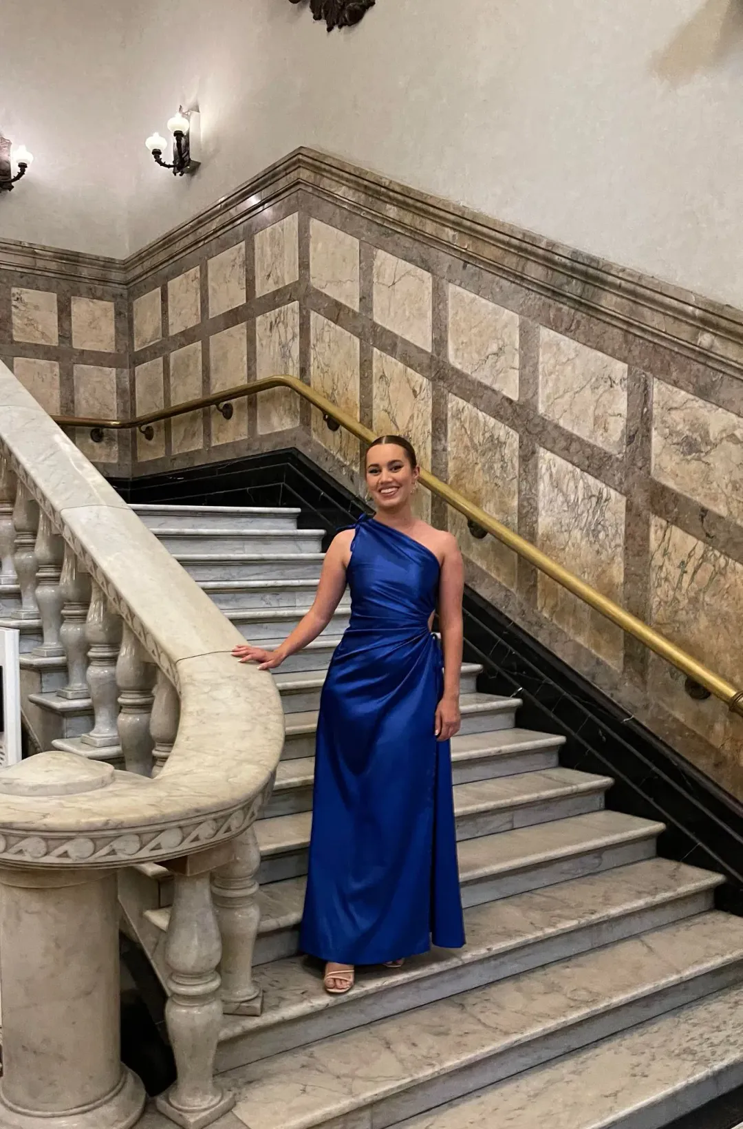 Sonya Moda Nour Moroccan Blue Dress Blue Size 6  for rent on The Volte - main image