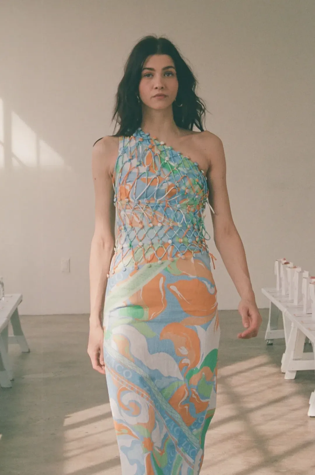 Zaco Pandora Midi Dress Calista Aliza Print Size S / AU 8 for rent on The Volte - main image