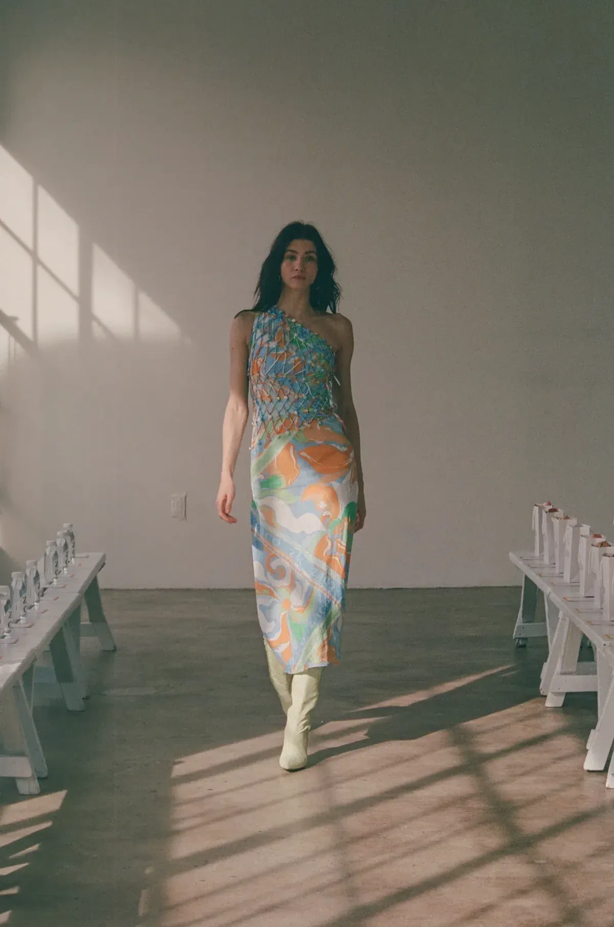 Zaco Pandora Midi Dress Calista Aliza Print Size S / AU 8 for rent on The Volte - main image