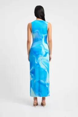 Kookai Haven Maxi Dress Blue Size 8  for rent on The Volte - image 3