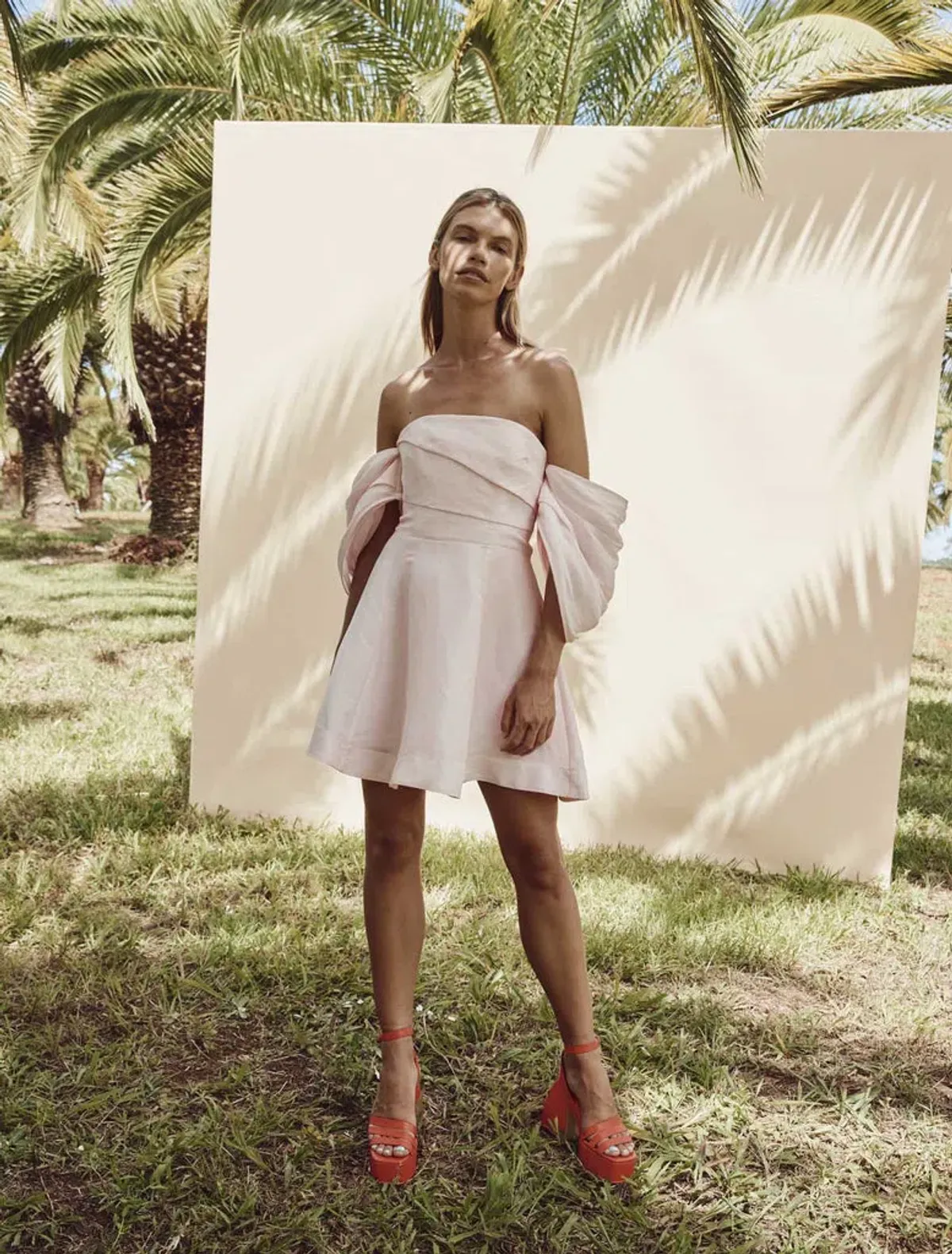 Talulah Dahlia Mini Dress Pink Size 10 for rent on The Volte - main image