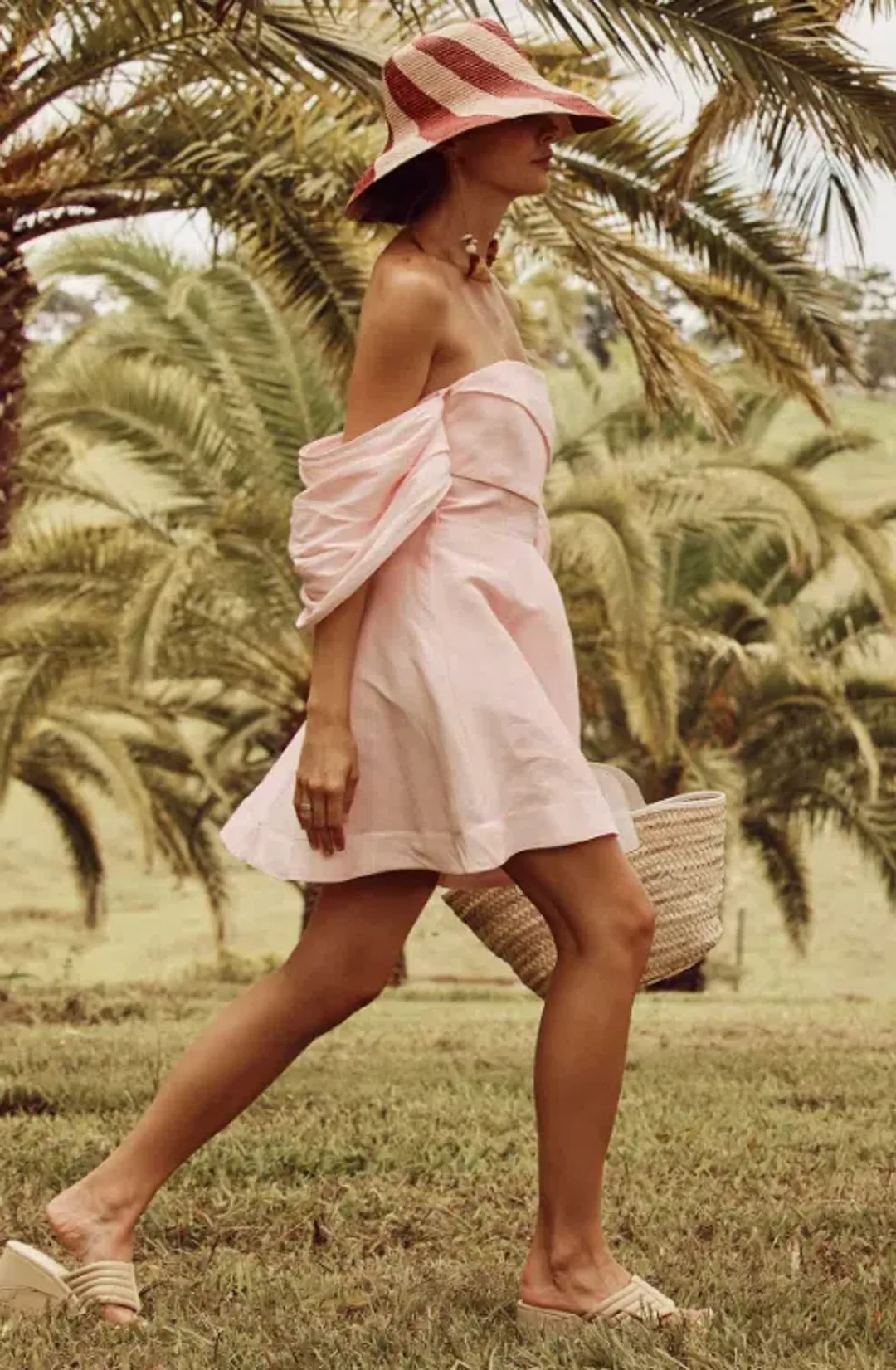 Talulah Dahlia Mini Dress Pink Size 10 for rent on The Volte - main image