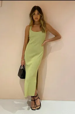 Manning Cartell Sweet Knit Ride Dress Sage green size XXS/AU 4 for rent on The Volte - image 1